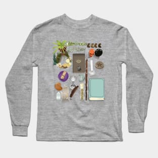 Witchcraft Tools Set Long Sleeve T-Shirt
